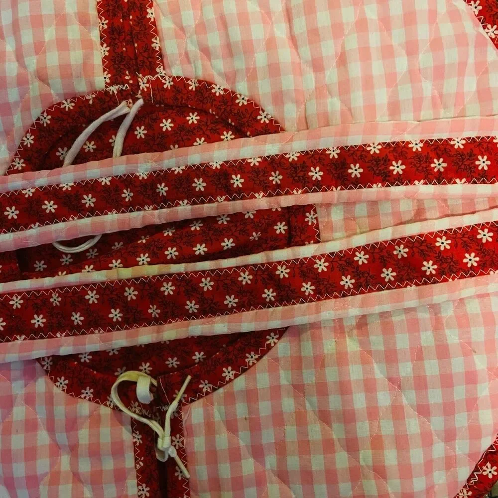 4263 Adjustable round Caserole Carrier quilted 17